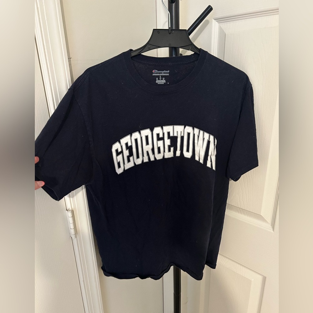 navy blue georgetown t-shirt